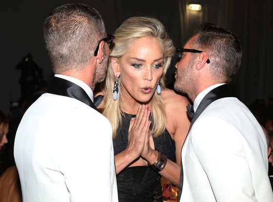 Dean Caten, Sharon Stone, Dan Caten Dean Caten, Sharon Stone, Dan Caten